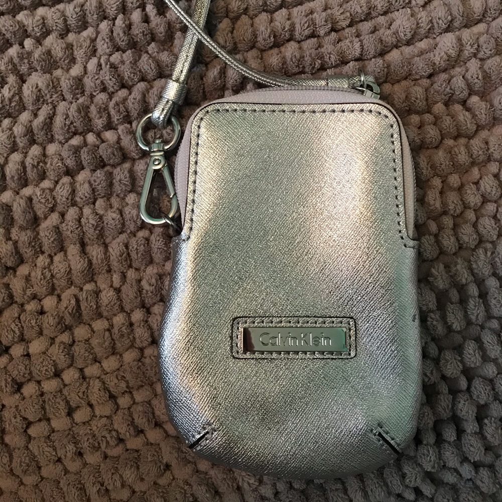 Calvin Klein sliver wrist wallet